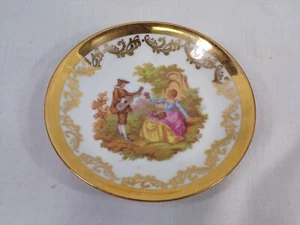 Kleiber Bavaria Germany 4.25" Small Plate Courting Couple - Picture 1 of 3