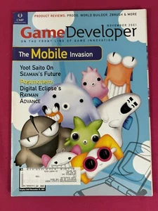 November 2001 GAME DEVELOPER Magazine Vol 8 #11 RAYMAN ADVANCE - Mobile Games - Picture 1 of 3