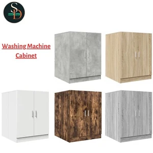 Washing Machine Cabinet Bathroom Laundry Room Cupboard Storage Rack vidaXL - Picture 1 of 31