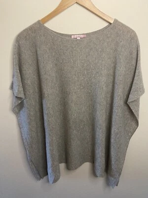 Poncho túnica CALYPSO ST. BARTH 100 % cachemir talla 0 gris Foto 1 de 4