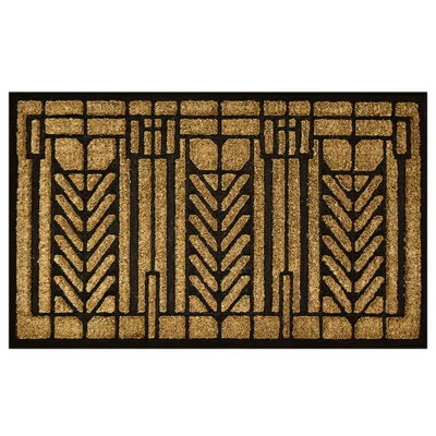 Frank Lloyd Wright Tree of Life Design Coir Fiber 36" x 22" Doormat