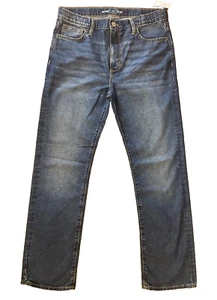 New Old Navy Jeans Boys 16 Husky Built In Tough Straight Adjustable Waist 33x30 - Picture 1 of 10
