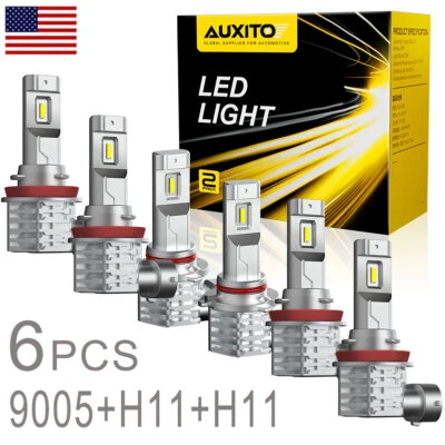 Faro antiniebla de haz alto bajo AUXITO LED para Subaru Forester Legacy Outback Foto 1 de 4