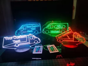 Ford Transit Van Recovery Tipper Camper LED Light Personalised mk7 mk8 mk6. - Picture 1 of 9
