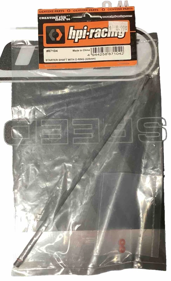 HPI 87104 Starter Shaft W/O-Ring 225mm for the Savage X 4.6/ XL/ Trophy Truggy - Image 1 of 1