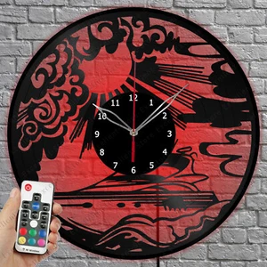 Reloj de Vinilo LED Yate Luz LED Disco de Vinilo Reloj de Pared Decoración del Hogar 1846 - Imagen 1 de 11
