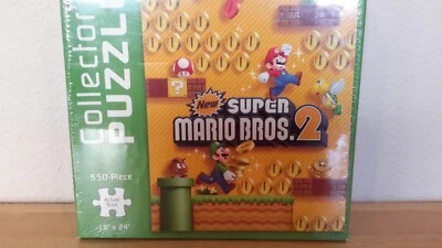 Nintendo Super Mario Bros.2 Coleccionista 550 pc. Rompecabezas sellado de fábrica Foto 1 de 4