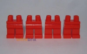 4x Lego Plain Legs Red for Minifigures NEW - Picture 1 of 1