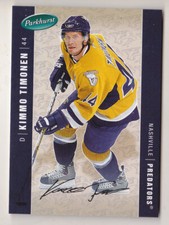 05-06 Parkhurst Kimmo Timonen /100 Facsimile Autograph Predators 2005
