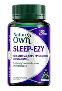 Nature's Own Sleep Ezy Capsules 100 Herbal Sleeping supplement - Picture 1 of 9