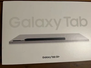 Samsung Galaxy Tab S8+ SM-X808 128GB, Wi-Fi, 12.4 in - Silver - Picture 1 of 2