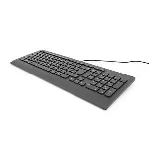 Lenovo Slim F5 USB Keyboard - Black ( 54Y9527 SIL 12-W49 ) NEW - Picture 1 of 5
