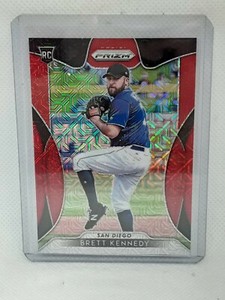 Brett Kennedy 2019 Panini Prizm Baseball - RED MOJO (/299) - San Diego Padres