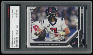 CJ Stroud 2023 Panini Instant 1st Graded 10 Rookie Card #121 Houston Texans C.J. - Bild 1 von 2