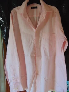 Mens Pink BHS Cotton/Polyester Shirt, Collar 39cm/15 and half inch - Picture 1 of 3