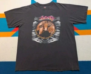 Vintage ZZ Top 1997 Mean Rhythm Global Tour Shirt Band Rock Roll Faded Black XL - Picture 1 of 6