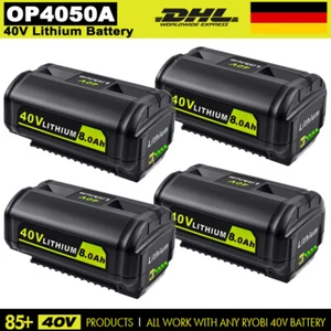 4X für Ryobi 36V Akku 8AH/6Ah BPL3650D BPL3640D OP4015 OP4050 BPL3626D2 BPL3626D - Bild 1 von 23