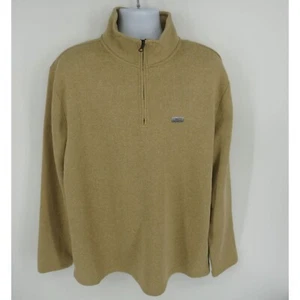 Ocean Coast Men's Big & Tall LT Camel Quarter Zip Fleece Pullover NWT $64.50 - Picture 1 of 6