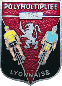POLYMULTIPLIEE LYONNAISE 1964, émail, dos lisse, Augis St Barthelemy Lyon (8217) - Picture 1 of 2