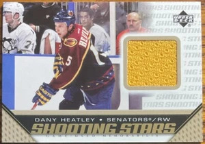2005-06 Upper Deck Shooting Stars Jerseys Dany Heatley #S-DH Ottawa Senators - Picture 1 of 4