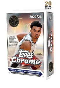 2023-24 Topps Chrome Basketball Hanger Box Factory Sealed In Hand Wembanyama - Picture 1 of 1