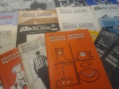 Lot of 18 Vintage SETS IN ORDER Official Square Dancing Magazines (1956 - 1967) Foto 1 de 4