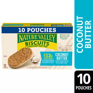 Nature Valley Panini Biscotti, Burro di Cocco, Confezione Valore Snack, 10 ct, 13,5 - Foto 1 di 7