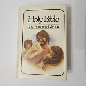 Holy Bible NIV Childrens Edition 1978 Hardcover Illustrated Zondervan Vintage - Imagen 1 de 18