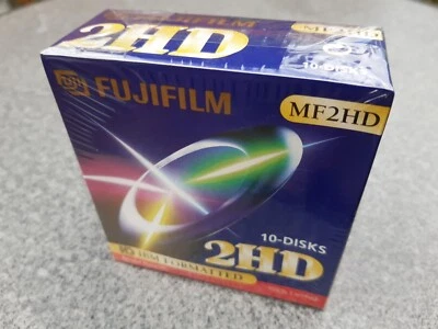 FujiFilm Disketten 3.5Zoll HD formatiert (10er Pack) - Bild 1 von 2