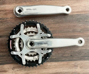 Vintage Shimano Deore LX FC-M569 Triple 3x Crankset 170mm MTB Mountain Bike Trek - Picture 1 of 5