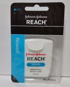Filo interdentale cerato non aromatizzato Reach 55yd 24 confezioni Johnson & Johnson - Foto 1 di 6