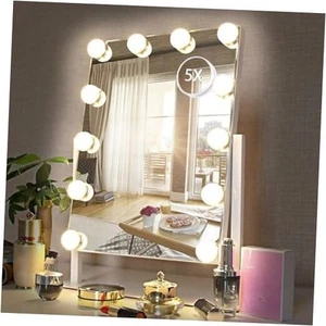 Hollywood Vanity Mirror with 12 Dimmable Bulbs Lights, Three Color Lighting  - Picture 1 of 7