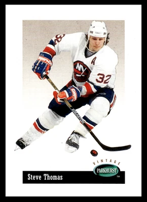 1994-95 Parkhurst 史蒂夫·托马斯 #V68 纽约岛民老式 NHL 曲棍球 — 第 1/2 张图片
