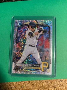 2025 Bowman Chrome Speckle Refractor TSUNG-CHE CHENG ROOKIE 1. BOWMAN ~ #BCP-95 - Bild 1 von 1