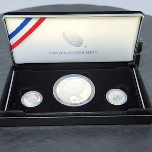 2015 US Mint March of Dimes Silver 3-Coin Proof Set+Reverse PRF Box+COA ✅ - Picture 1 of 4