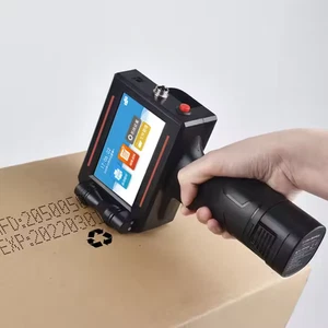 Chipless handheld inkjet printer prints LOGO text barcode QR code on packaging b - Picture 1 of 5