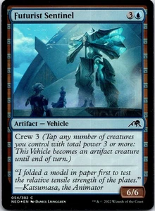 Futurist Sentinel C Kamigawa: Neon Dynasty 54 MP - Picture 1 of 2