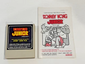Donkey Kong Jr. (Atari 2600) with Instruction manual. - Foto 1 di 5