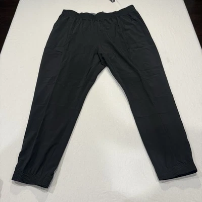 Nuevo con etiquetas Scrubstar Mujer Rendimiento Yoga Cintura Jogger 2XL Negro Foto 1 de 4