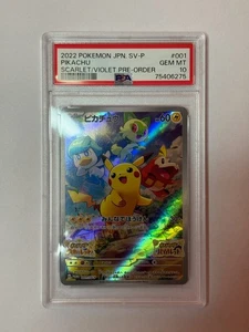 Pikachu SV-P #001 |Scarlet & Violet | PSA 10 | Pre-Order 2022 Japanese Pokemon - Bild 1 von 2