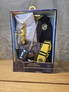 HUFFLEPUFF Harry Potter School Uniform 18" Dolls Robe Shirt Socke Shoes Wand ETC - Picture 1 of 2