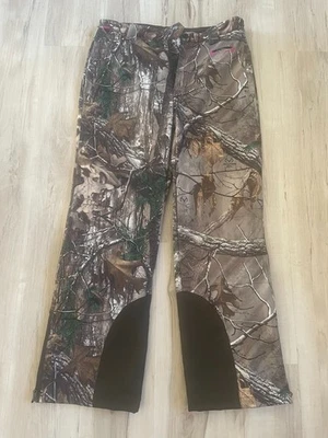 Realtree womens Large 42/44 camouflage waterproof hunting pants ski pants fleece - Image 1 of 4