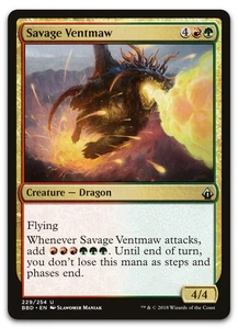 Savage Ventmaw #229 (NM) Battlebond BBD Magic MTG - Picture 1 of 2
