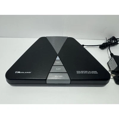 Midland WR10 NOAA Weather Alert Radio AM FM Test Monitor Power Adapter Included - Image 1 of 4