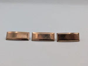 Lote 3 Solapa de Pin de Barra Llena de Oro 10K Balfour Ejército de Estados Unidos Segunda Guerra Mundial - Imagen 1 de 5