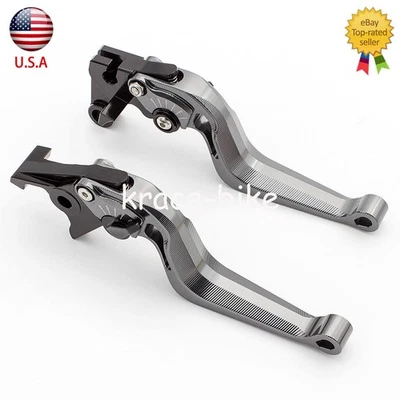 Palancas de embrague de freno mango corto titanio para Kawasaki Ninja 500 Z500 2024-2025 Foto 1 de 4