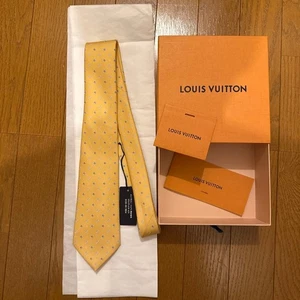 LOUIS VUITTON Tie Monogram Pattern Yellow - Picture 1 of 7