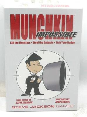 Munchkin Impossible SJG1446 Core Set (Card Game) Steve Jackson Games Spy Humor - Image 1 of 2