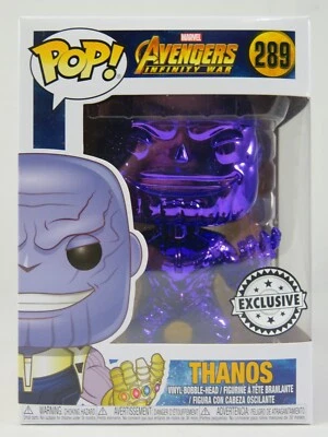 Marvel Funko Pop - Thanos (Purple Chrome) - Avengers Infinity War - No. 289 - image 1 of 4