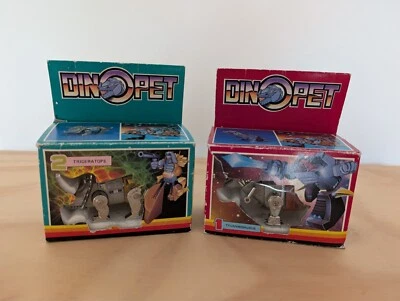Dinopet T-Rex Grimlock  e Tricex Slag Transformers Dinobots Mini Die Cast  - Immagine 1 di 4